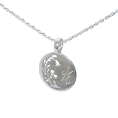 Médaille Fleurs des sous bois personnalisée