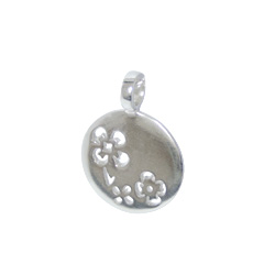 Médaille fleurs des jardins personnalisée
