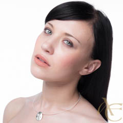 Douceur de lait - perle - Pendentif