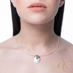 Douceur colorée - Agate verte