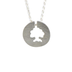 Sylvoë duo argent 925ème - Pendentif