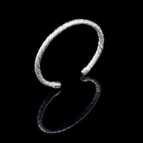 Bracelet torsadé Viking - argent 925ème