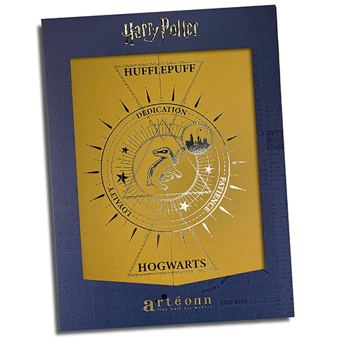 Affiche de collection Poufsouffle - Harry Potter