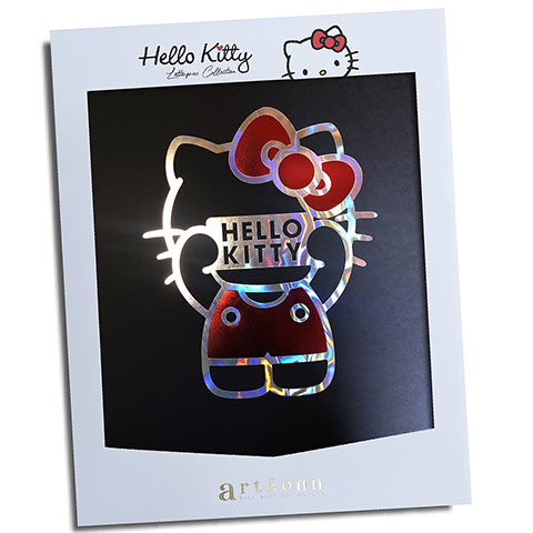 Affiche de collection - Sign holo - Hello Kitty