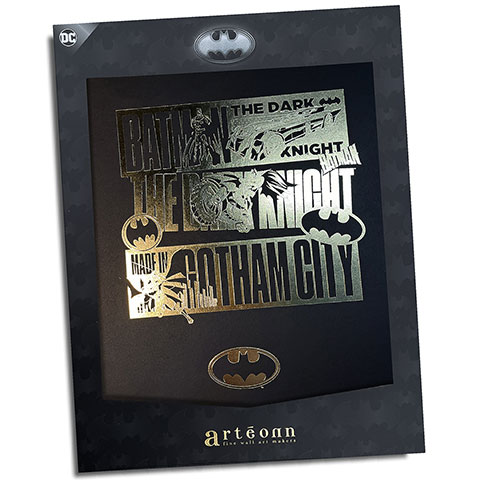 Affiche de collection - BATMAN GOTHAM CITY OR - Batman