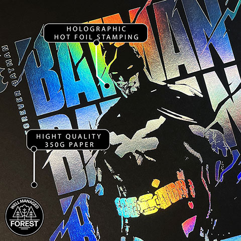 Affiche de collection - FOREVER BATMAN HOLOGRAPHIQUE - Batman