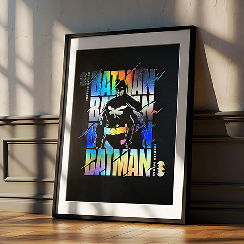 Affiche de collection - FOREVER BATMAN HOLOGRAPHIQUE - Batman