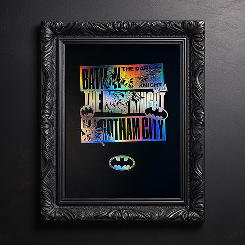 Affiche de collection - BATMAN GOTHAM CITY HOLOGRAPHIQUE - Batman