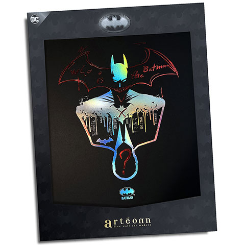 Affiche de collection - WHO IS THE BATMAN ? - Batman