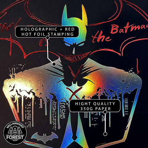 Affiche de collection - WHO IS THE BATMAN ? - Batman