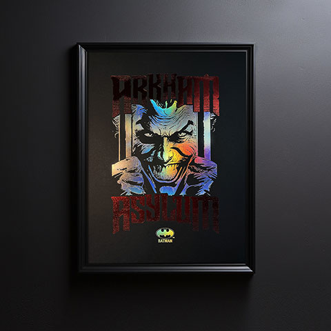 Affiche de collection - JOKER ARKHAM ASYLUM - Batman