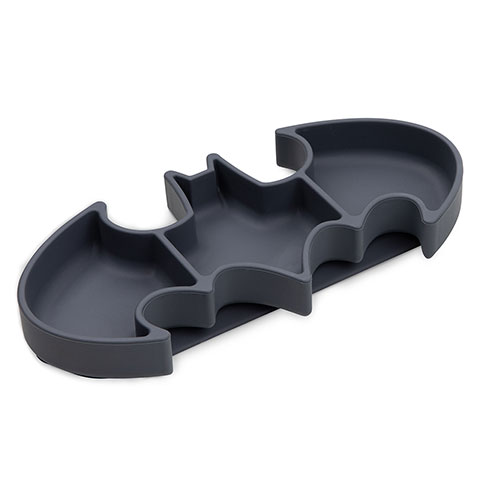 Assiette antidérapante multi-compartiments en silicone - Batman