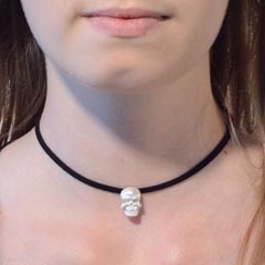 Crâne - pendentif argent 925ème