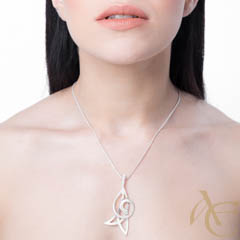 Céleste - Lune - pendentif argent 925ème