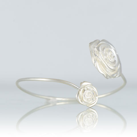 Nature - Rose - bracelet argent 925ème