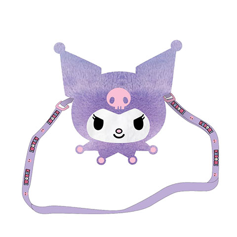 Sac bandoulière peluche Kuromi - Hello Kitty