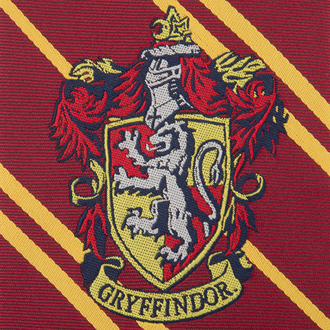 Cravate Gryffondor - Logo tissé - Harry Potter