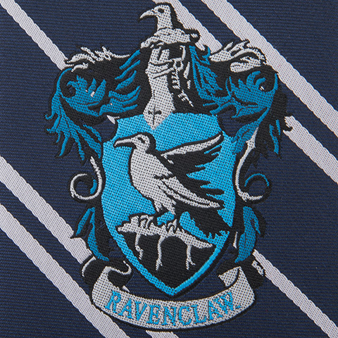 Cravate Serdaigle - Logo tissé - Harry Potter