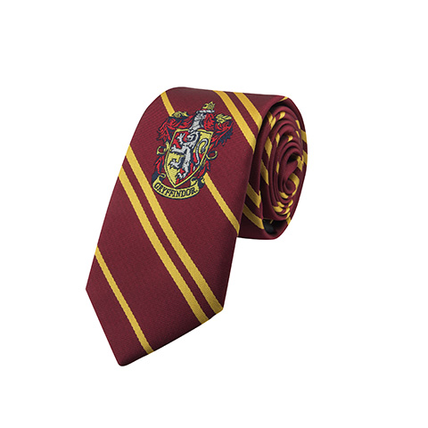 Cravate kid Gryffondor - Logo tissé - Harry Potter