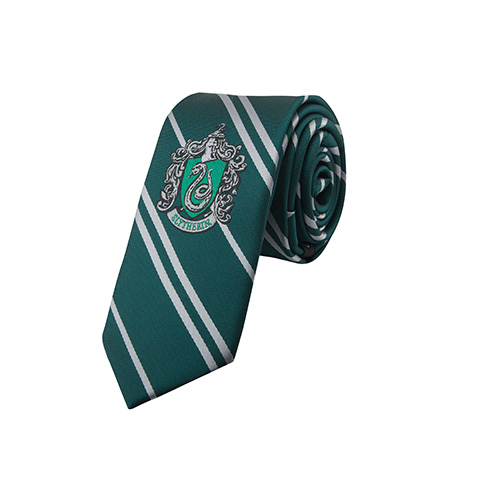 Cravate kid Serpentard - Logo tissé - Harry Potter