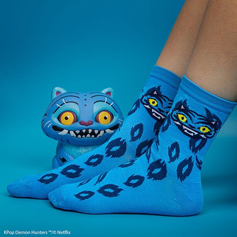 Lot 3 paires de chaussettes - Saja Boys - KPop Demon Hunters