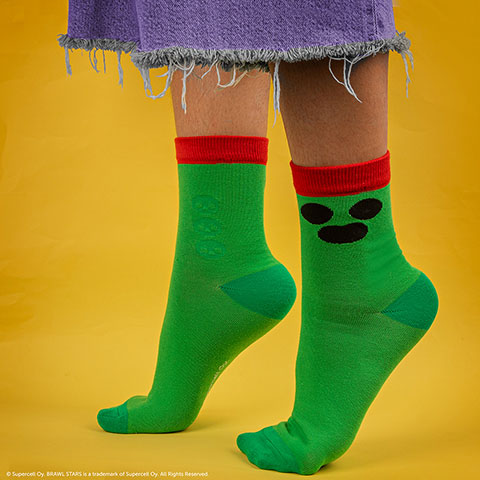 Lot 3 paires de chaussettes Spike, Crow & Mr. P - Brawl Stars