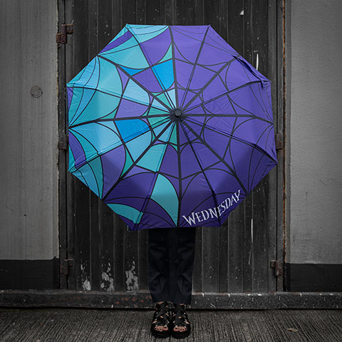 Parapluie vitrail de Wednesday et Enid - Wednesday