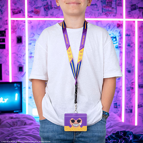 Lanière porte-carte Shelly - Brawl Stars