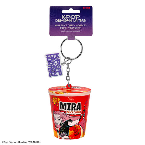 Porte-clés squishy - Nouilles Mira Reine des épices - KPop Demon Hunters