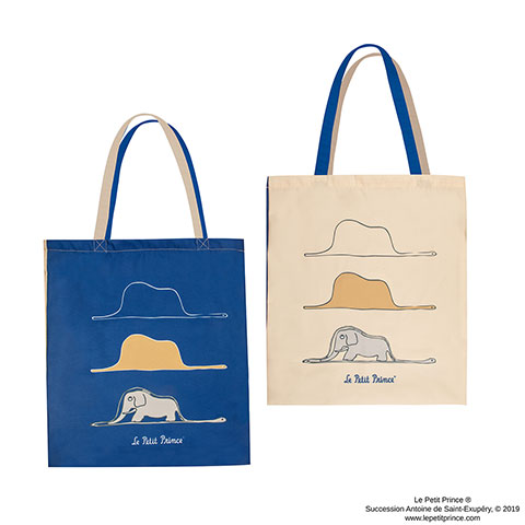 Tote Bag Un boa constricteur digérant un éléphant - Le Petit Prince