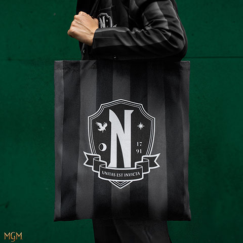 Tote bag Nevermore Academy - Wednesday
