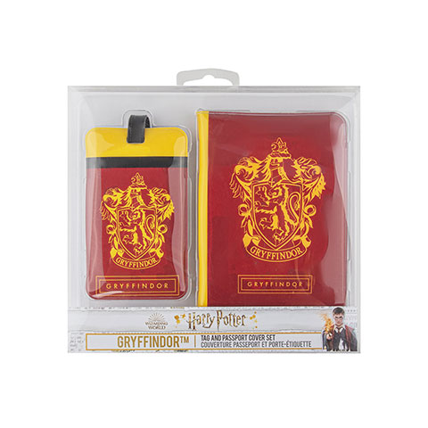 Couverture de Passeport et Porte-étiquette Gryffondor - Harry Potter