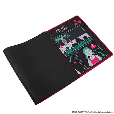 Tapis de bureau Young-Hee Blue Print - Squid Game