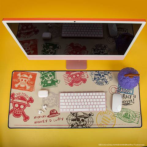 Tapis de bureau - Chroniques du Chapeau de Paille - One Piece Netflix