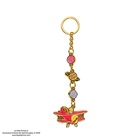 Porte-clés L’aventure de l’aviateur- Le Petit Prince