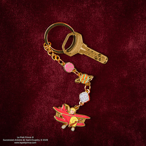 Porte-clés L’aventure de l’aviateur- Le Petit Prince