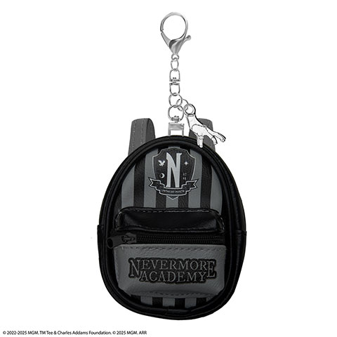 Porte-clés pochette - Nevermore Academy Noir - Wednesday