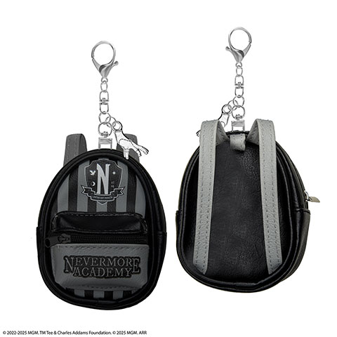 Porte-clés pochette - Nevermore Academy Noir - Wednesday