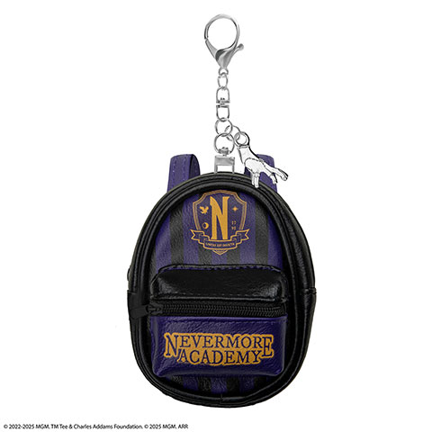 Porte-clés pochette - Nevermore Academy Violet - Wednesday