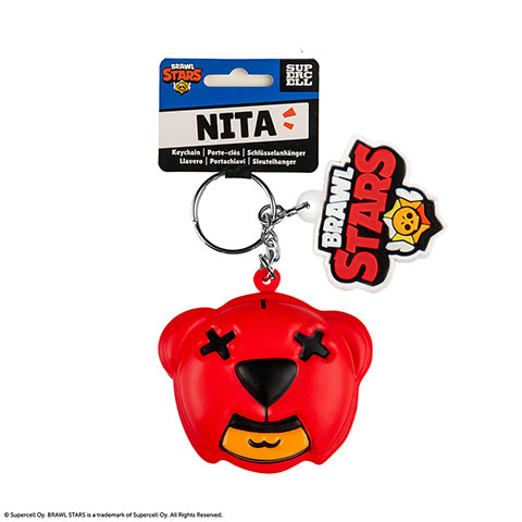 Porte-clés squishy Nita - Brawl Stars