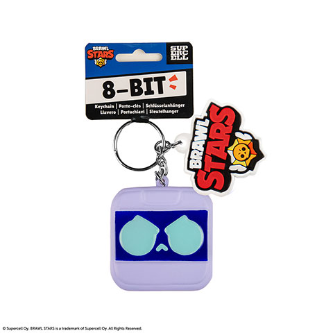 Porte-clés squishy 8-bit - Brawl Stars