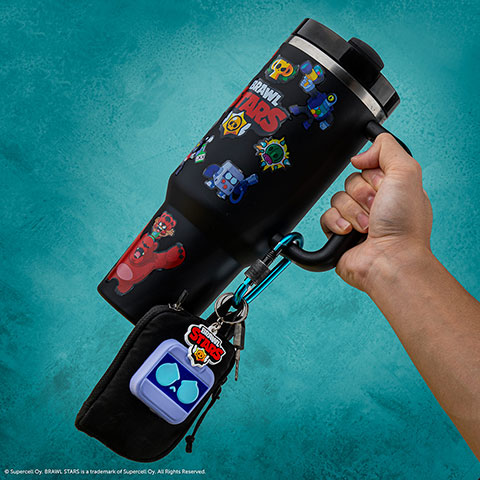 Porte-clés squishy 8-bit - Brawl Stars