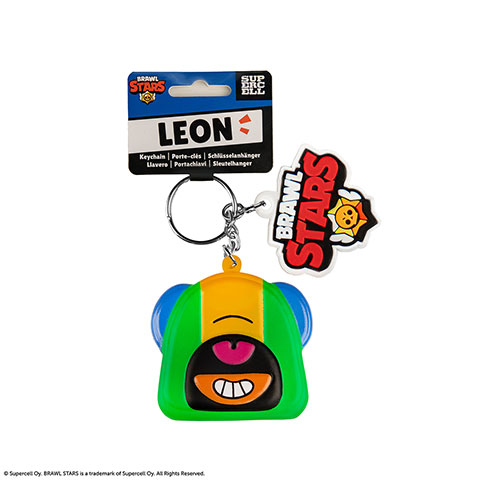 Porte-clés squishy Leon - Brawl Stars