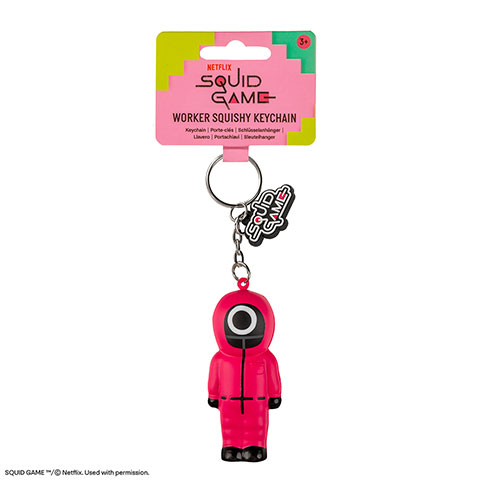 Porte-clés squishy Travailleur - Squid Game