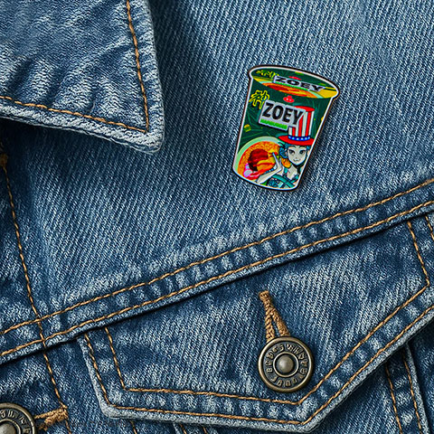 Pin’s - Nouilles Zoey hamburger - KPop Demon Hunters