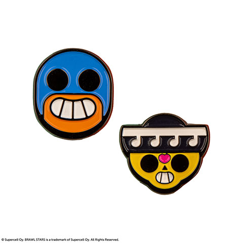 Set 2 pin‘s Poco & El Primo - Brawl Stars