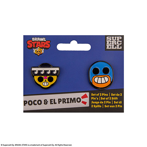Set 2 pin‘s Poco & El Primo - Brawl Stars