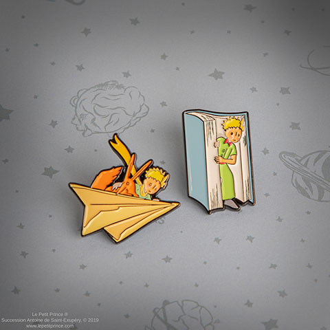 Set 2 pin’s Livre de Conte Enchanté - Le Petit Prince