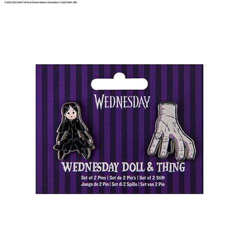 Lot de 2 pins - Wednesday