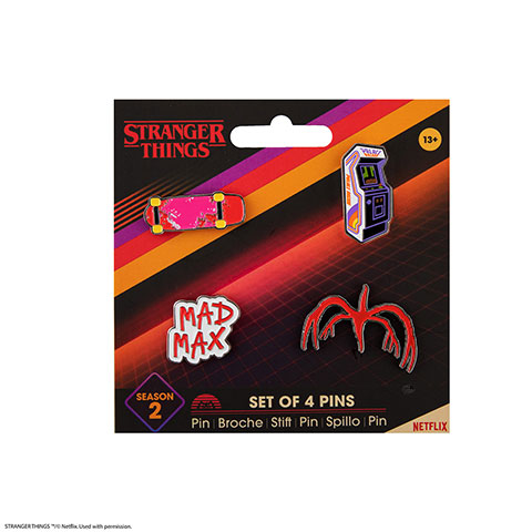 Set 4 pin‘s saison 2 - Stranger Things